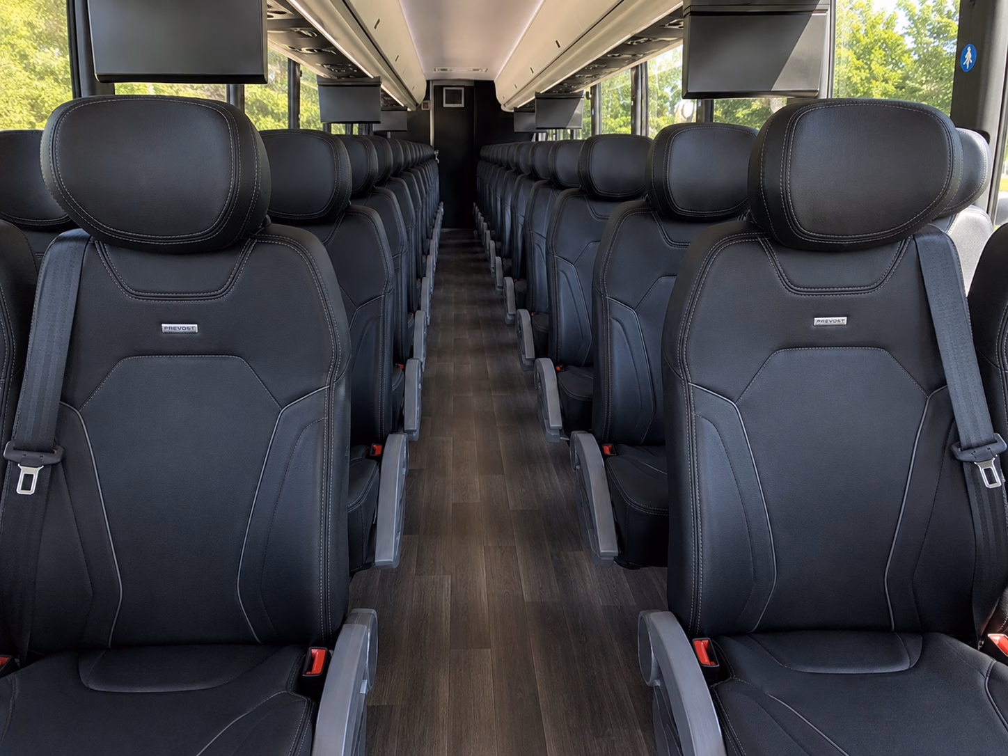 irvington corporate event transportation onboard seating