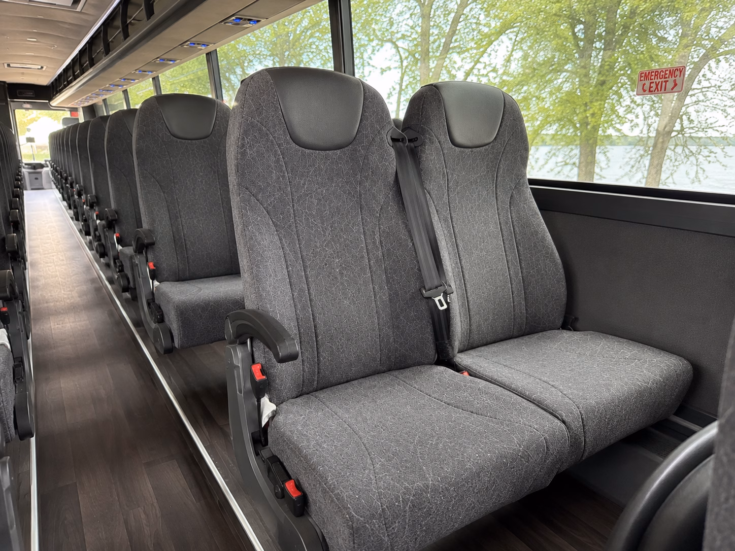 irvington long distance transportation onboard seating