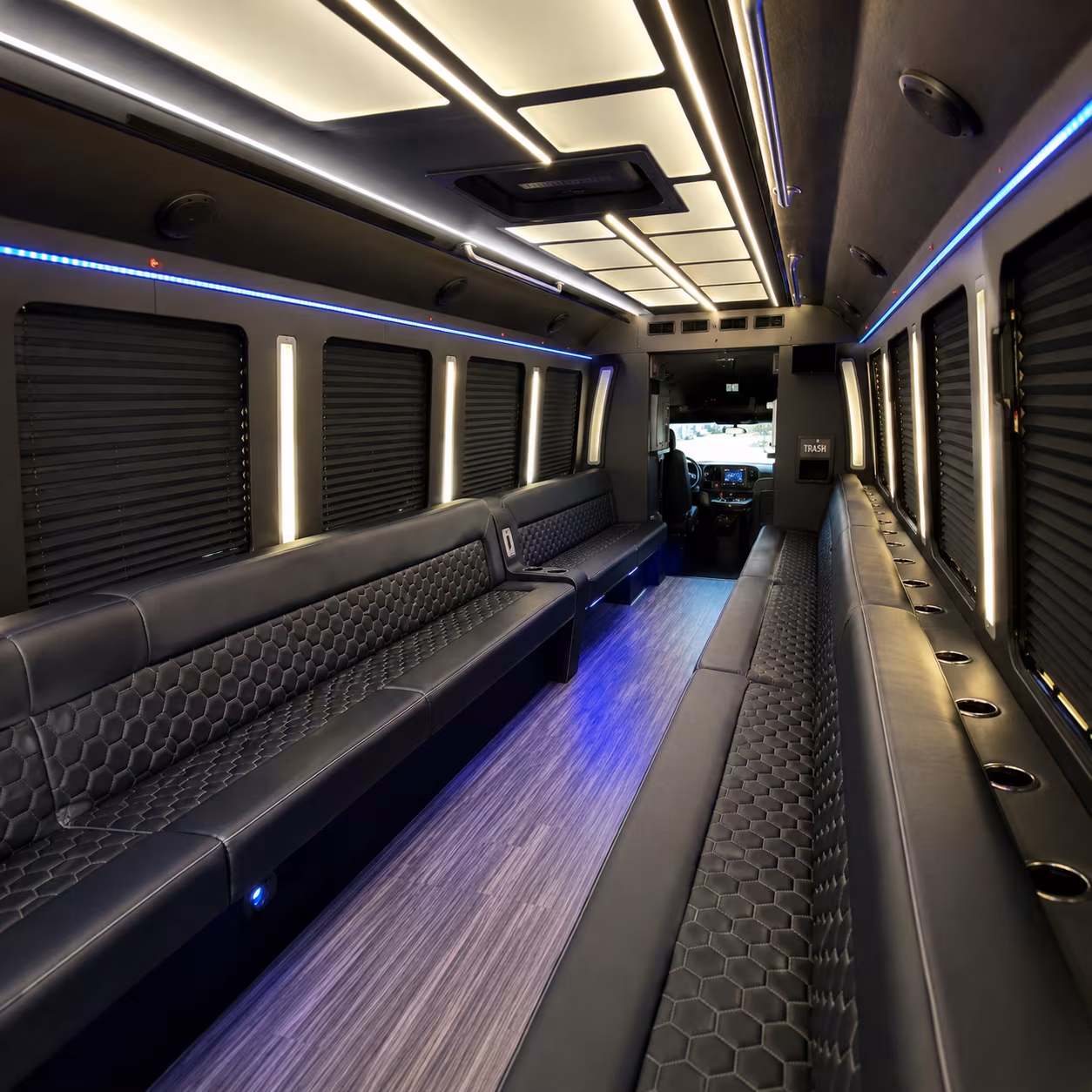 irvington party bus rental interior