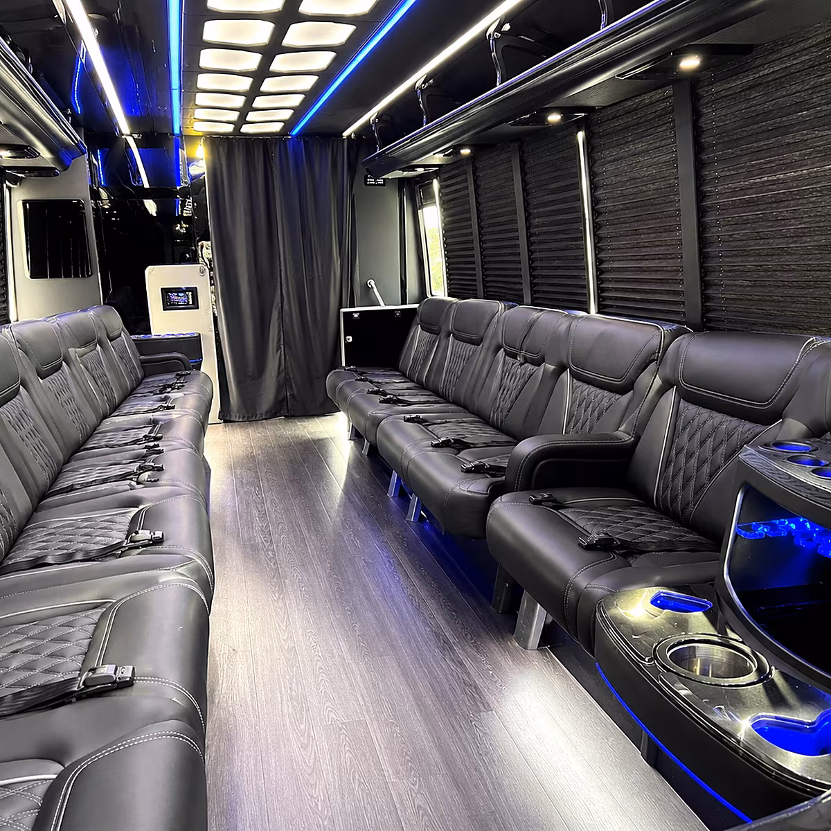 irvington party bus rentals inside