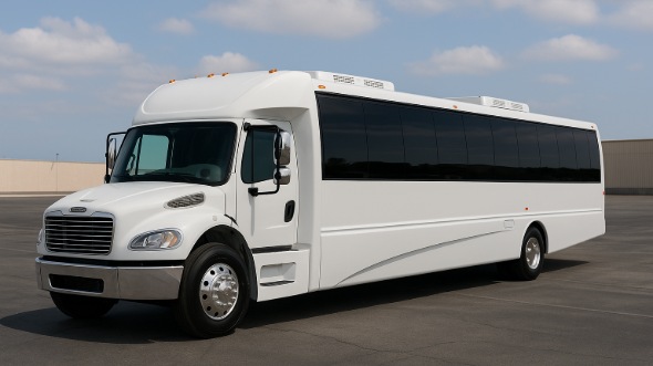 Exterior of Charter Bus Company Kearny's 30 Passenger Minibus in Kearny