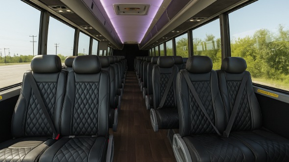 irvington 15 passenger minibus inside
