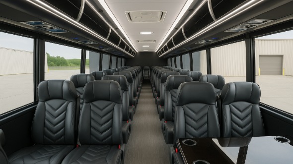 irvington 15 passenger minibus interior
