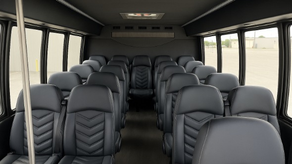 irvington 18 passenger minibus inside