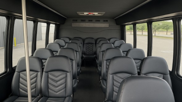 irvington 20 passenger minibus interior