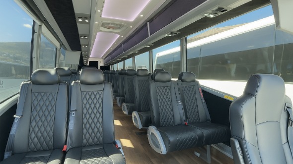 irvington 25 passenger minibus inside