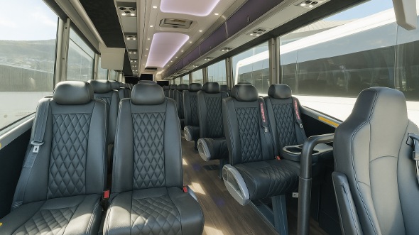 irvington 25 passenger minibus interior