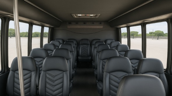 irvington 28 passenger minibus inside