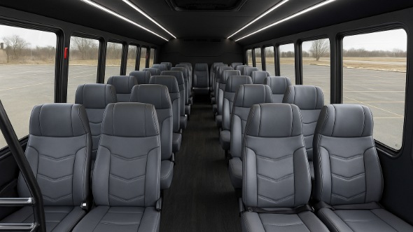 irvington 35 passenger minibus inside