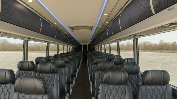 irvington 56 passenger charter bus