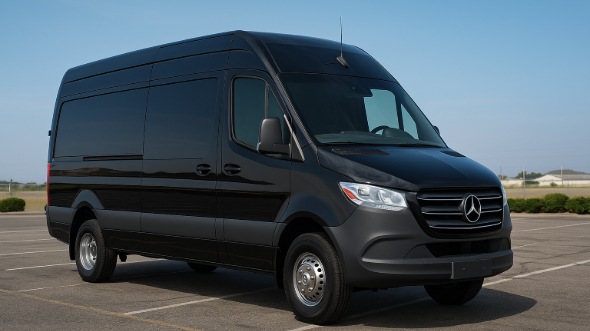 irvington sprinter van with driver